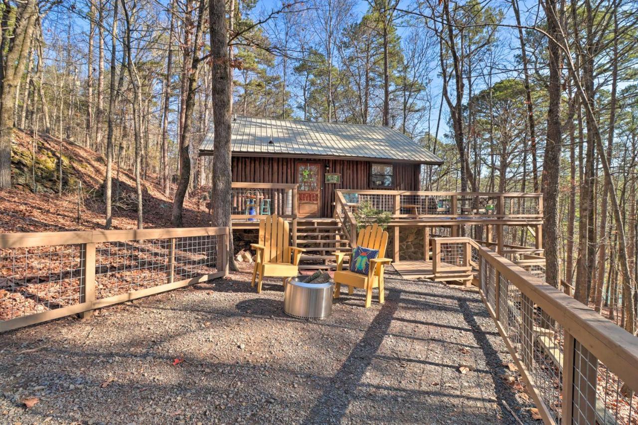 Scenic Greers Ferry Cabin With Deck And Fire Pit! Heber Springs Exterior foto