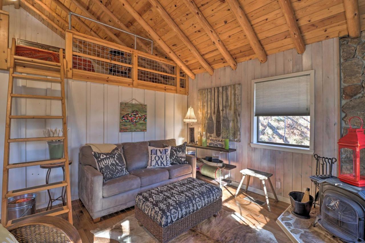 Scenic Greers Ferry Cabin With Deck And Fire Pit! Heber Springs Exterior foto