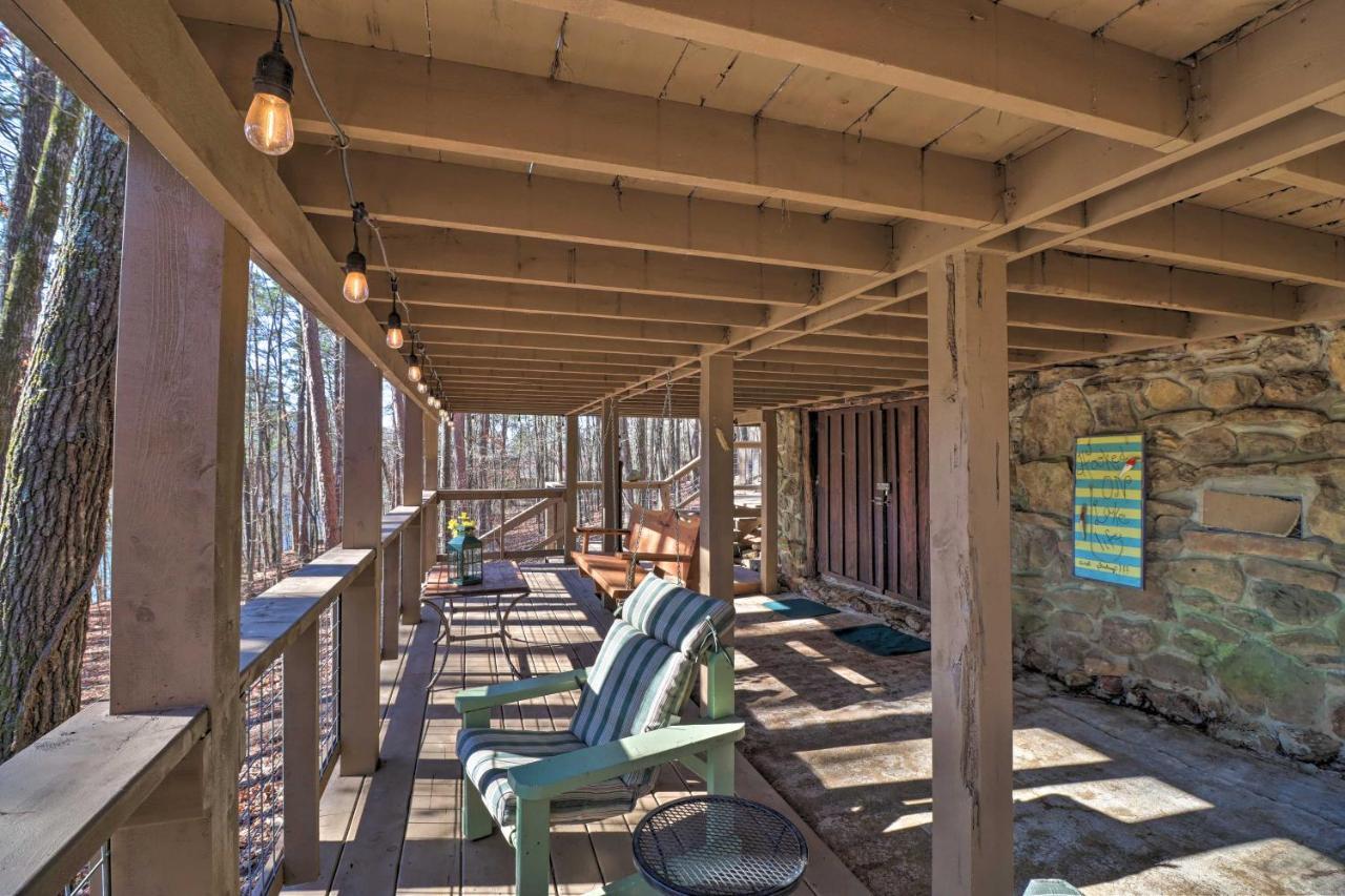 Scenic Greers Ferry Cabin With Deck And Fire Pit! Heber Springs Exterior foto