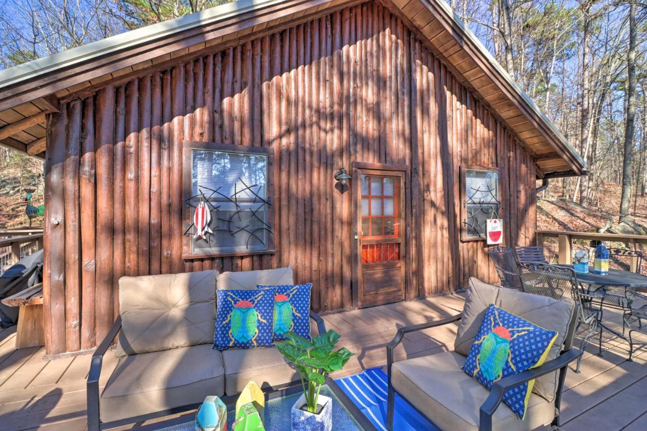 Scenic Greers Ferry Cabin With Deck And Fire Pit! Heber Springs Exterior foto