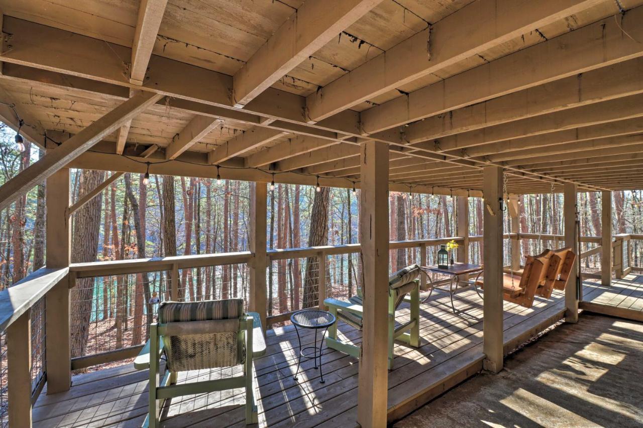 Scenic Greers Ferry Cabin With Deck And Fire Pit! Heber Springs Exterior foto