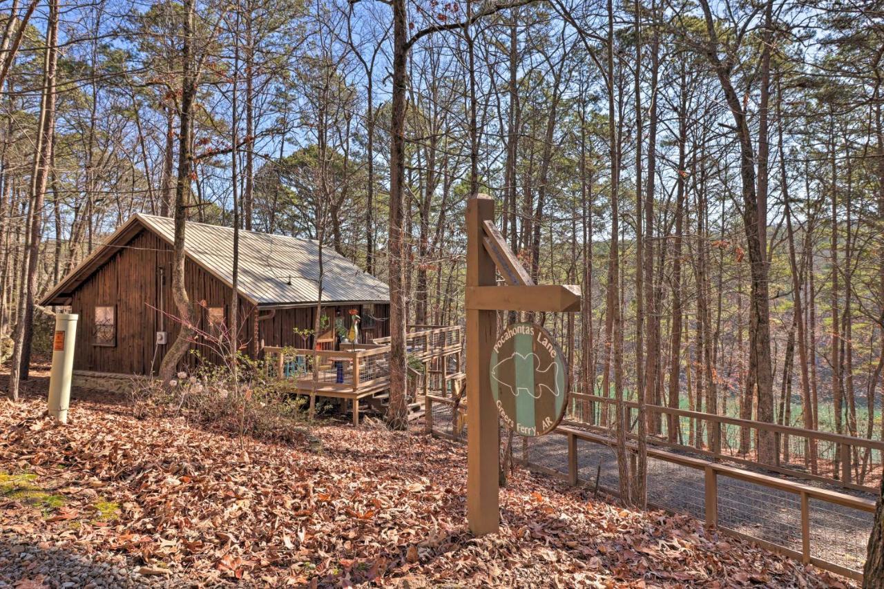 Scenic Greers Ferry Cabin With Deck And Fire Pit! Heber Springs Exterior foto