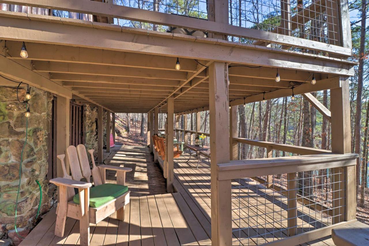 Scenic Greers Ferry Cabin With Deck And Fire Pit! Heber Springs Exterior foto