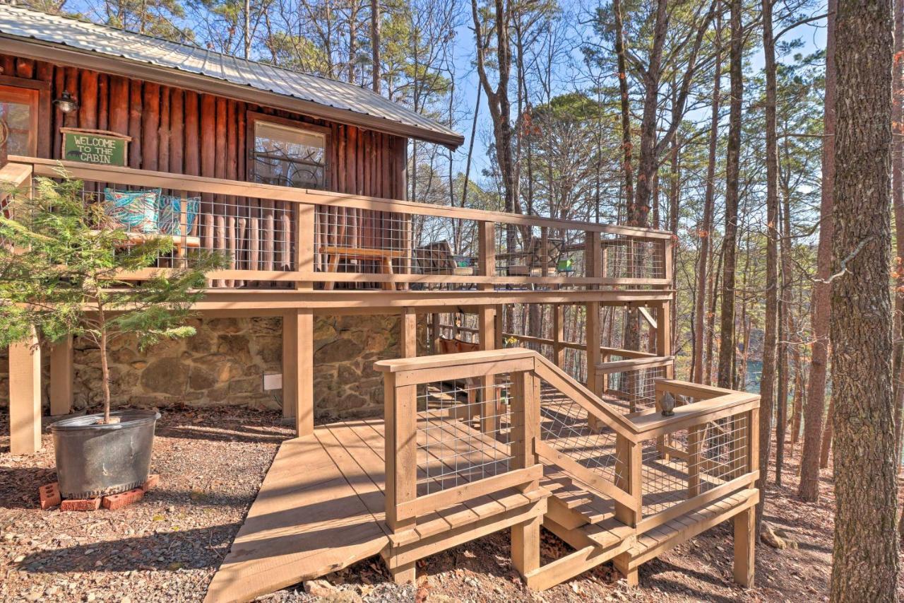Scenic Greers Ferry Cabin With Deck And Fire Pit! Heber Springs Exterior foto